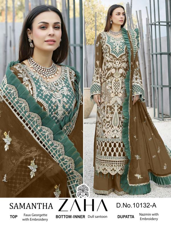 Zaha Samantha Exclusive Fancy Designer Pakistani Suit Collection